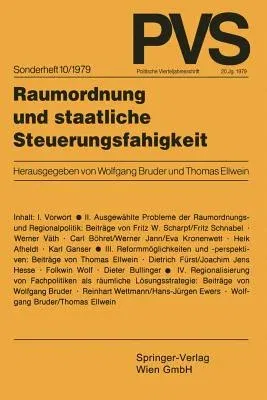 Raumordnung Und Staatliche Steuerungsfähigkeit (1980)