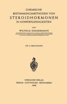 Chemische Bestimmungsmethoden Von Steroidhormonen in Körperflüssigkeiten