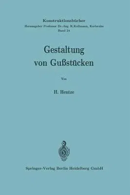 Gestaltung Von Gußstücken (1969)