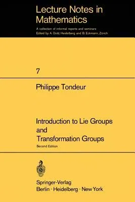 Introduction to Lie Groups and Transformation Groups (1965)