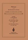 Sonderheft Zum 60. Geburtstag: Von Herrn Prof. Dr. Ing. G. Pfotzer Am 29. November 1969 Und Herrn Prof. Dr. Ing. A. Ehmert Am 6. März 1970