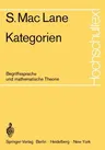 Kategorien: Begriffssprache Und Mathematische Theorie