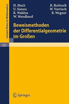 Beweismethoden Der Differentialgeometrie Im Großen (1973)