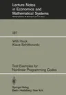 Test Examples for Nonlinear Programming Codes (Softcover Reprint of the Original 1st 1981)