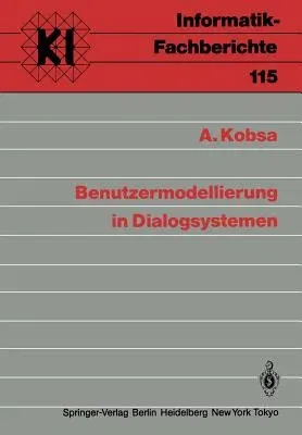 Benutzermodellierung in Dialogsystemen