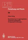 Quantisierung Im Lageregelkreis Numerisch Gesteuerter Fertigungseinrichtungen (Softcover Reprint of the Original 1st 1986)