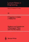 Vibrations and Impedances of Rectangular Plates with Free Boundaries (Softcover Reprint of the Original 1st 1986)