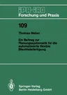 Ein Beitrag Zur Planungssystematik Für Die Automatisierte Flexible Blechteilefertigung (1987)