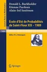 Ecole d'Ete de Probabilites de Saint-Flour XIX - 1989 (1991)