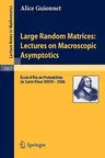 Large Random Matrices: Lectures on Macroscopic Asymptotics: École d'Été de Probabilités de Saint-Flour XXXVI - 2006 (2009)