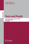 Tests and Proofs: Second International Conference, Tap 2008, Prato, Italy, April 9-11, 2008, Proceedings (2008)