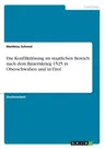 Die Konfliktlösung im staatlichen Bereich nach dem Bauernkrieg 1525 in Oberschwaben und in Tirol