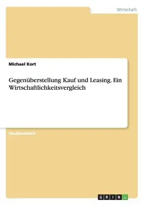 Gegenüberstellung Kauf und Leasing. Ein Wirtschaftlichkeitsvergleich