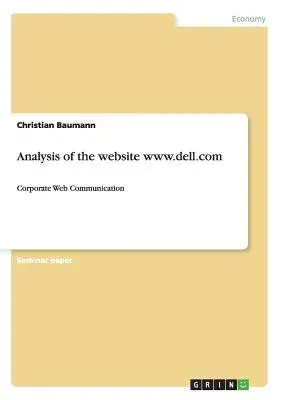 Analysis of the website www.dell.com: Corporate Web Communication