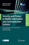 Security and Privacy in Mobile Information and Communication Systems: First International Icst Conference, Mobisec 2009, Turin, Italy, June 3-5, 2009,