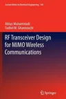 RF Transceiver Design for Mimo Wireless Communications (2012)