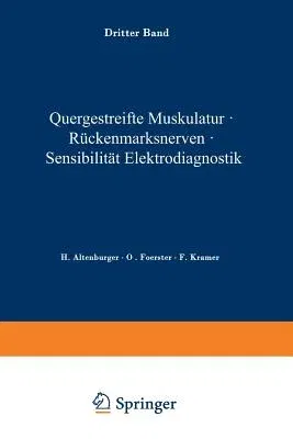 Quergestreifte Muskulatur - Rückenmarksnerven - Sensibilität Elektrodiagnostik (1937)