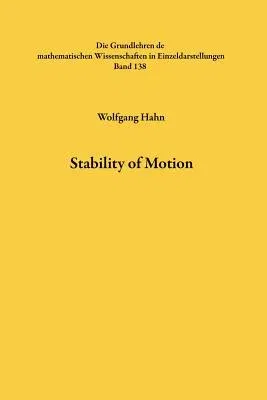 Stability of Motion (Softcover Reprint of the Original 1st 1967)