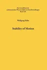 Stability of Motion (Softcover Reprint of the Original 1st 1967)