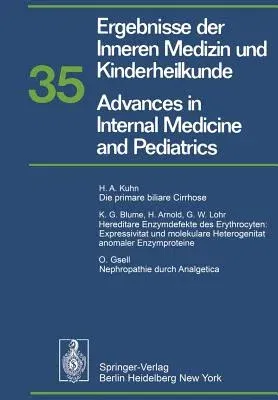 Ergebnisse Der Inneren Medizin Und Kinderheilkunde / Advances in Internal Medicine and Pediatrics (Softcover Reprint of the Original 1st 1974)