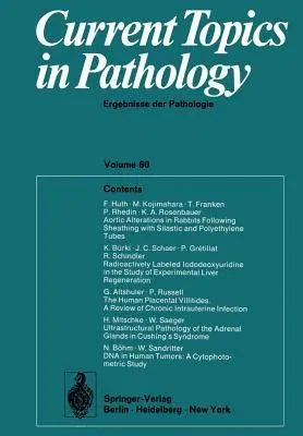 Current Topics in Pathology / Ergebnisse Der Pathologie: Ergebnisse Der Pathologie (Softcover Reprint of the Original 1st 1975)