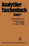 Analytiker-Taschenbuch (Softcover Reprint of the Original 1st 1980)