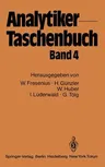 Analytiker-Taschenbuch: Band 4 (Softcover Reprint of the Original 1st 1984)