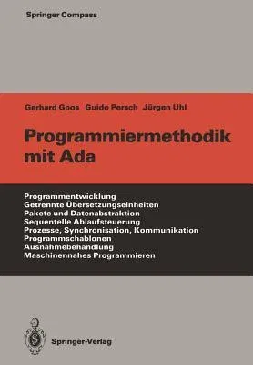 Programmiermethodik Mit ADA (Softcover Reprint of the Original 1st 1987)