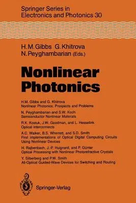 Nonlinear Photonics (Softcover Reprint of the Original 1st 1990)