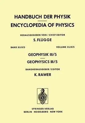 Geophysik III / Geophysics III: Teil V / Part V (Softcover Reprint of the Original 1st 1976)