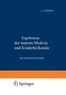 Ergebnisse Der Inneren Medizin Und Kinderheilkunde: Sechzigster Band (Softcover Reprint of the Original 1st 1941)