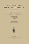 Ergebnisse Der Biologie: 8. Band (1932)