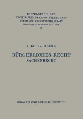 Bürgerliches Recht Sachenrecht (2. Aufl. 1925)