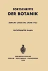 Bericht Über Das Jahr 1953 (Softcover Reprint of the Original 1st 1954)