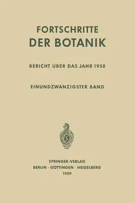 Bericht Über Das Jahr 1958 (Softcover Reprint of the Original 1st 1959)