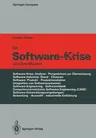 Die Software-Krise Und Ihre Macher (Softcover Reprint of the Original 1st 1992)