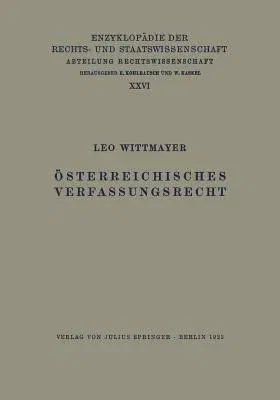 Österreichisches Verfassungsrecht (1923)