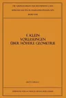 Vorlesungen Über Höhere Geometrie (3. Aufl. 1926. Softcover Reprint of the Original 3rd 1926)