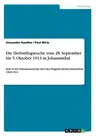 Die Herbstflugwoche vom 28. September bis 5. Oktober 1913 in Johannisthal: Heft 34 der Dokumentenreihe über den Flugplatz Berlin-Johannisthal 1909-1914