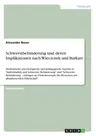 Schwerstbehinderung und deren Implikationen nach Wieczorek und Burkart: Medizinische, psychologische und pädagogische Aspekte in Individualität und sc