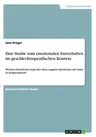 Eine Studie zum emotionalen Essverhalten im geschlechtsspezifischen Kontext: Welches Geschlecht neigt eher dazu, negative Emotionen mit Essen zu kompe