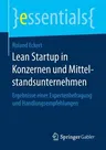 Lean Startup in Konzernen Und Mittelstandsunternehmen: Ergebnisse Einer Expertenbefragung Und Handlungsempfehlungen (1. Aufl. 2017)