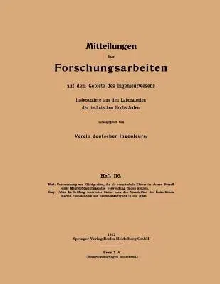 Untersuchung Von Flüssigkeiten, Die ALS Vermittelnde Körper Im Oberen Prozeß Einer Mehrstoffdampfmaschine Verwendung Finden Können: Ueber Die Prüfung