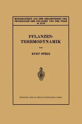 Pflanzenthermodynamik (1933)