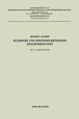 Klinische Und Hirnbioelektrische Epilepsiestudien (1942)