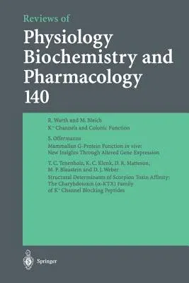 Reviews of Physiology, Biochemistry and Pharmacology (Softcover Reprint of the Original 1st 2000)