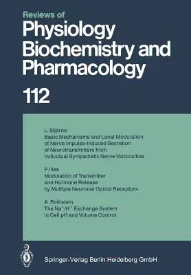 Reviews of Physiology, Biochemistry and Pharmacology (Softcover Reprint of the Original 1st 1989)