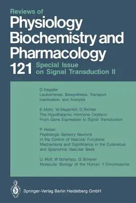 Reviews of Physiology Biochemistry and Pharmacology (Softcover Reprint of the Original 1st 1992)