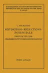 Oxydations-Reductions-Potentiale (2. Aufl. 1933. Softcover Reprint of the Original 2nd 1933)