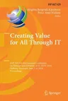 Creating Value for All Through It: Ifip Wg 8.6 International Conference on Transfer and Diffusion of It, Tdit 2014, Aalborg, Denmark, June 2-4, 2014,